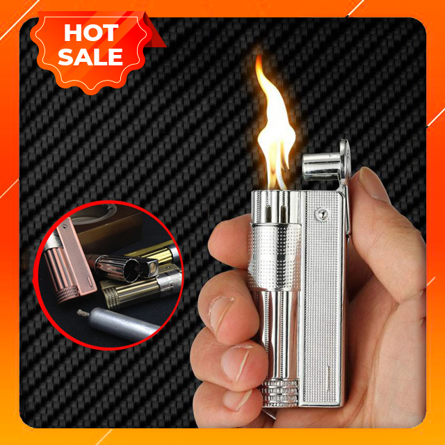 Hột Quẹt Bật Lửa Xăng Đá Cần Cối Cổ - Nhiều Màu