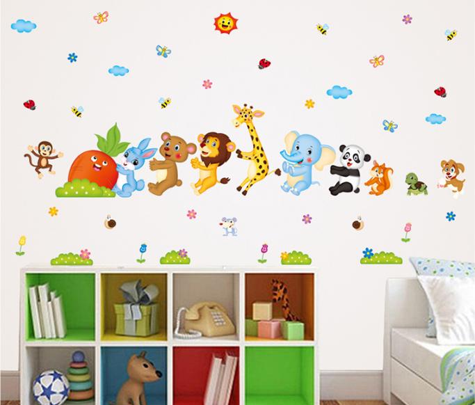 Decal trang trí Thú Kéo Cà Rốt 01