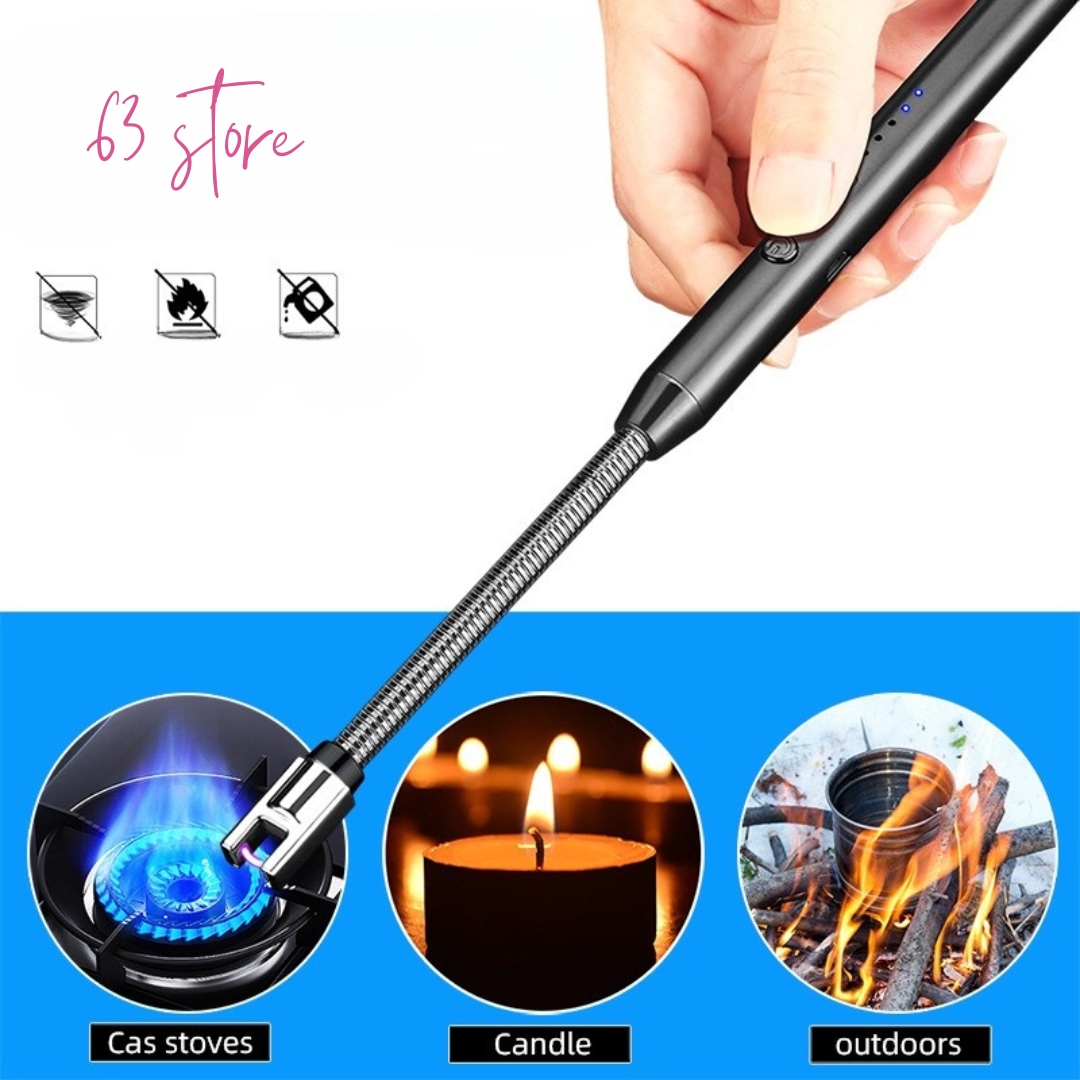 [HCM] Bật lửa điện - Dụng Cụ Thắp Nến Thơm Sạc Bằng USB