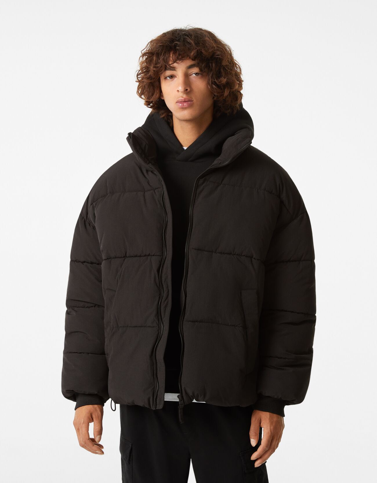 [Chính Hãng] Áo Phao Béo Bershka Puffer Jacket 2022, Basic, Oversize Cao Cấp, xuất US, Unisex