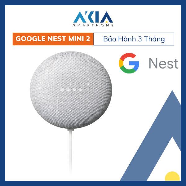 Loa thông minh Google Nest Mini Gen 2 - Loa google home mini Thế Hệ 2 tích hợp trợ lý ảo Google Assistant, Loa to hơn và Microphone nhạy hơn - Hàng Mới Nguyên Seal