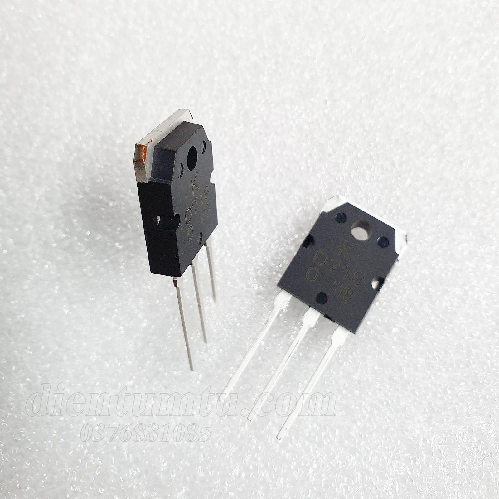 Sò - Transistor D718 B688 (2SD718 và 2SB688) - Hàng Zin KEC - Lưng Đồng Dày - Chân Dài