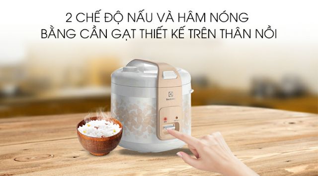 nồi cơm điện elextrolux 1,8 lít erc3105