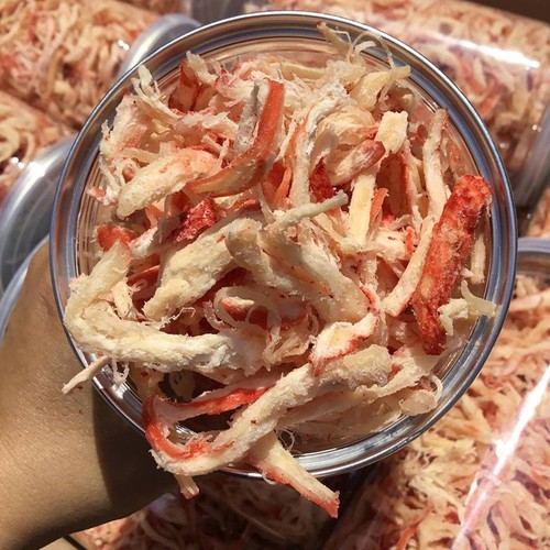 Mực Xé Hấp Dừa 100g