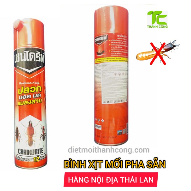Bình Xịt Mối Pha Sẵn_ Sản Xuất Tại Thái Lan 600ml