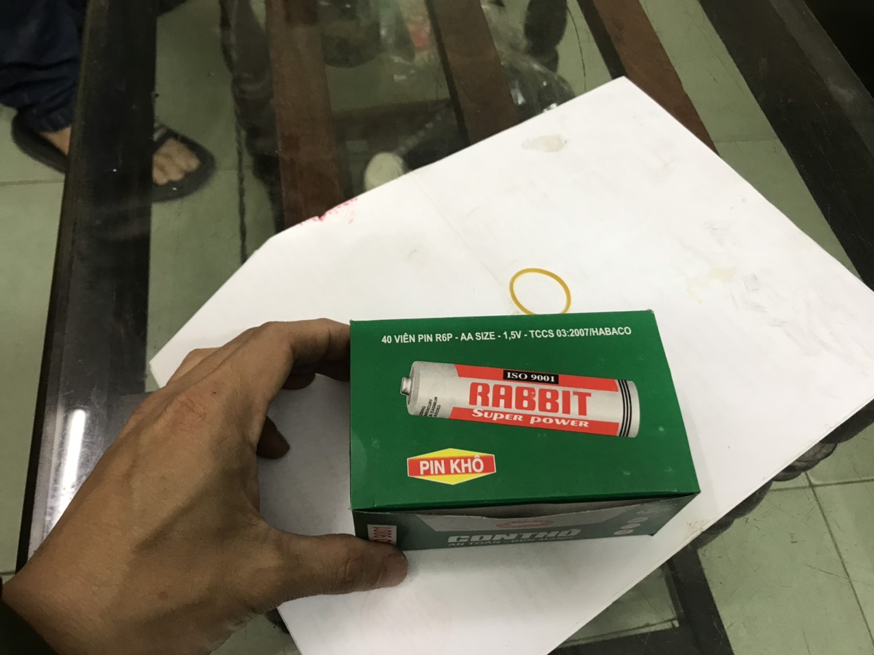 Pin aa 2a con thỏ 1.5V pin tiểu