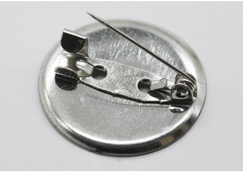 Phôi Pin cài áo đế tròn màu bạc ( gói 5 cái)