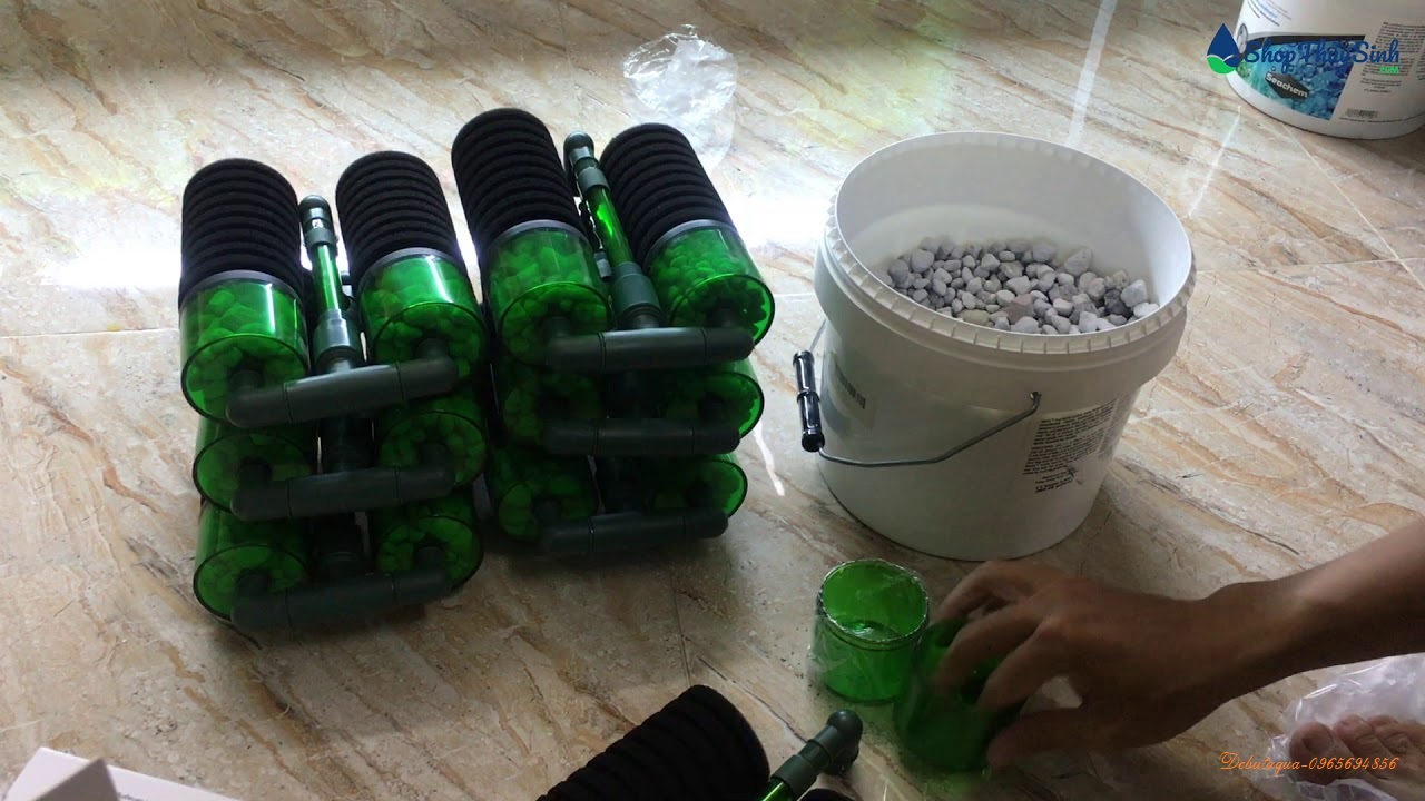 Lọc vi sinh Qanvee QS100A, QS200A [Lọc vi sinh hồ tép cảnh, hồ cá cảnh]
