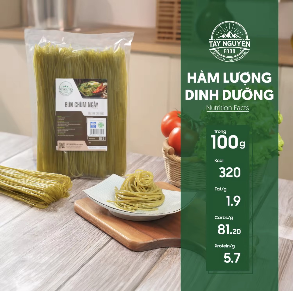 500g healthy conjoined Rice Noodle in Vietnam food
