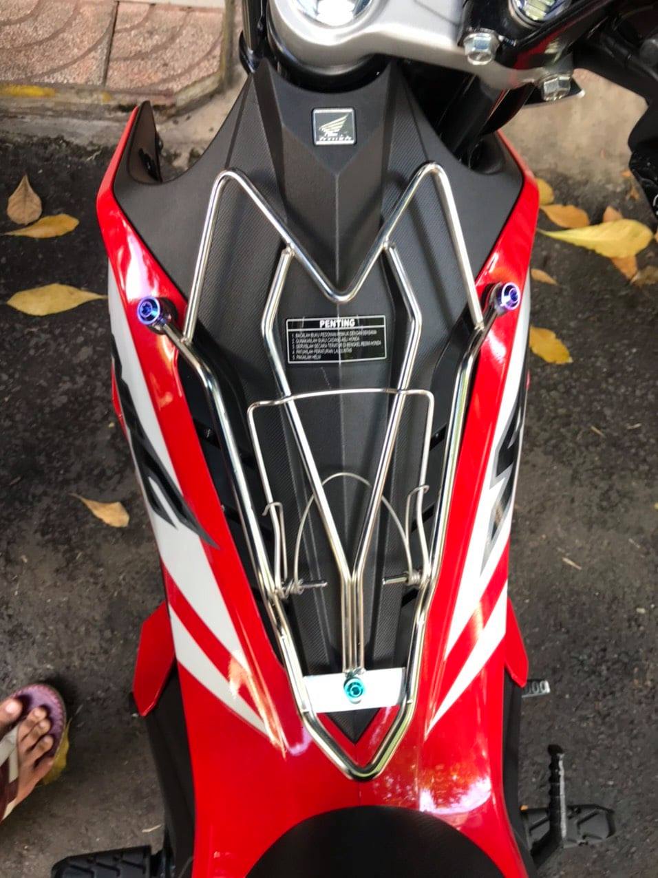 [HCM]BAGA INOX SƠN TITAN CHO HONDA SONIC