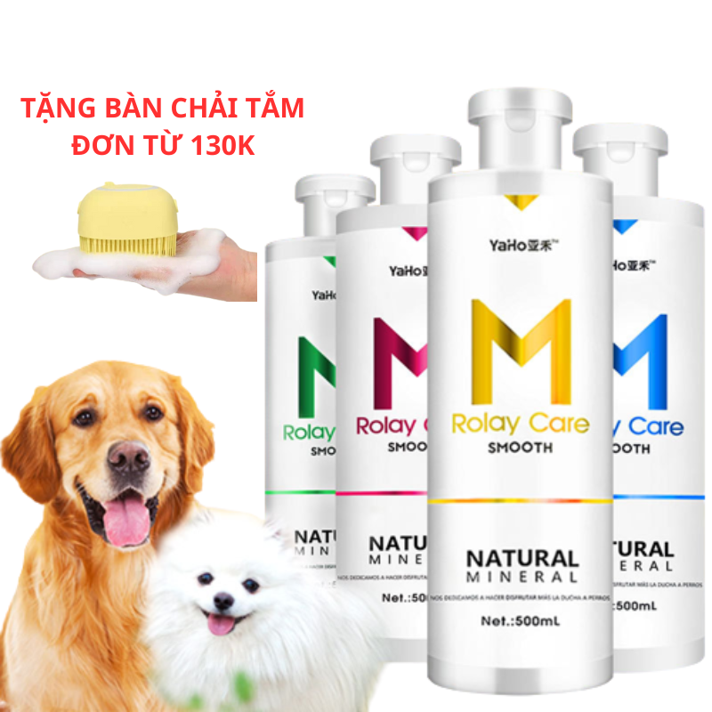 Dog shampoo, perfume flavor, deodorant fragrance lasting, Yaho m rolay care 500ml-PetLover