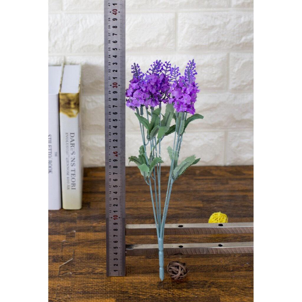 Nhánh hoa lavender trang trí siêu đẹp - Hoa lụa giả cao cấp