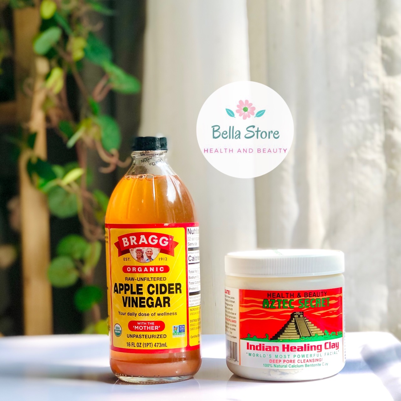 Aztec Secret và Bragg: mặt nạ giảm mụn sáng da