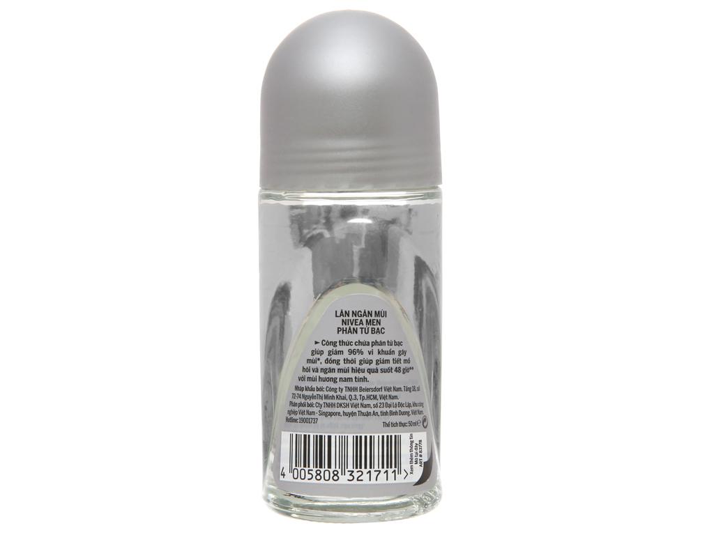 [HCM]Lăn khử mùi Nivea Men Silver Protect chai 50ml