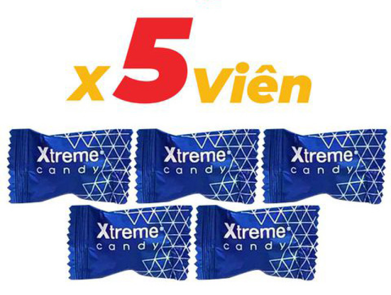 [BÁN SỈ] kẹo Xtremi 5 viên- mẫu mới - date mới-che tên