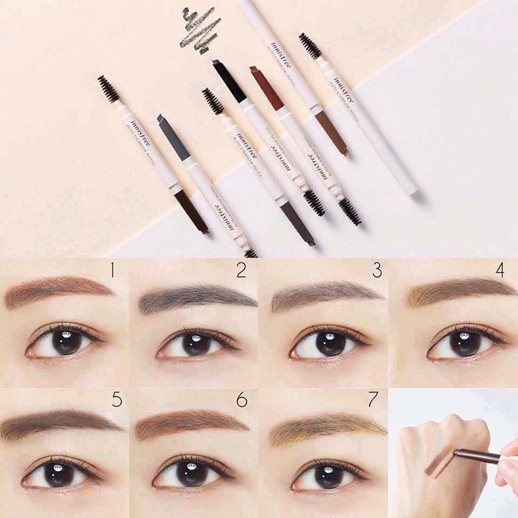 Chì kẻ mày ngang Auto Eyebrow Pencil Hàn Quốc