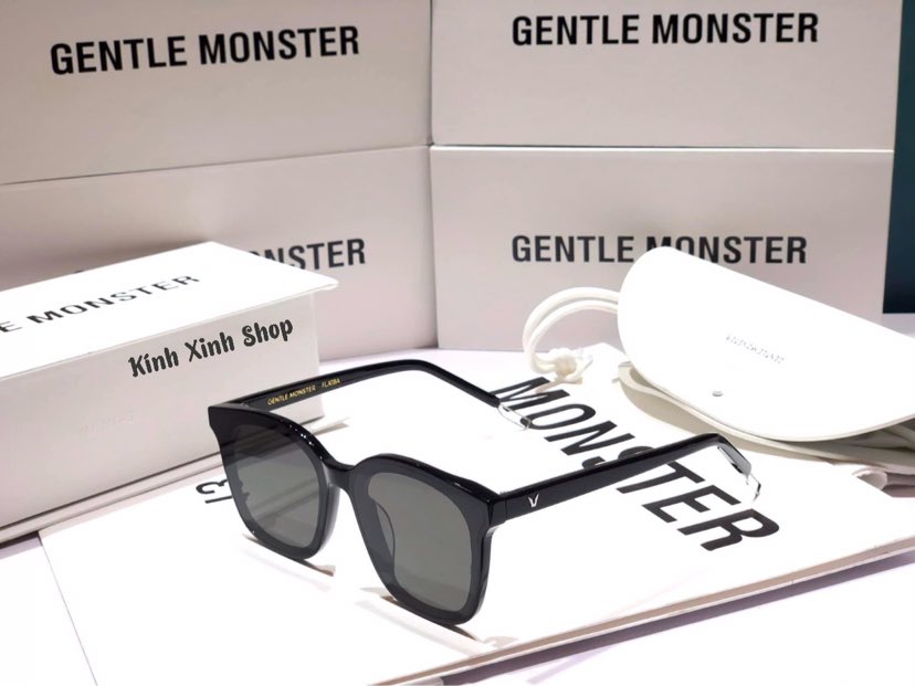 Kính râm, Kính mát PAPAS Hồng Kong Mắt vuông unisex Full Phụ kiện cao cấp