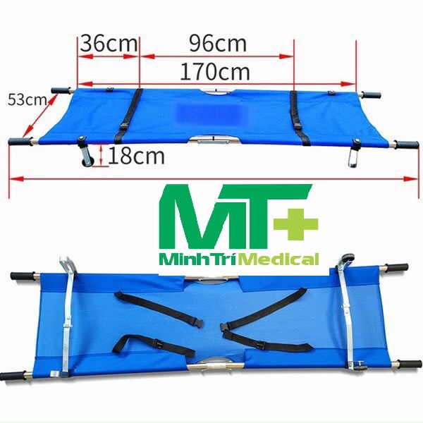 Băng Ca Xếp Gọn Cấp Cứu Y Tế – Cáng Cứu Thương Gấp Gọn Dùng Cho Bệnh Viện, Xe Cấp Cứu