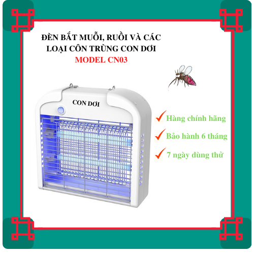 [HCM]Đèn diệt côn trùng ruồi muỗi Con dơi model CN03