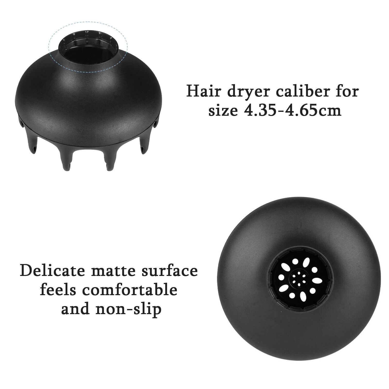 Hair Dryer Diffuser Attachment for Curly Hair Professional Blow Dryer Diffuser Universal Hair Diffuser Adaptable for Blow Dryers with Rotatable Design Curly Hair Hair Forming Blower Hood Hair Dryer Diffuser