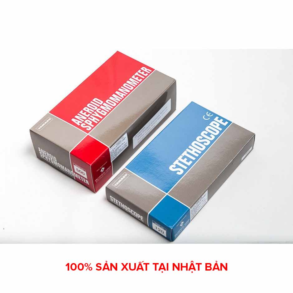 Bộ máy đo huyết áp cơ Yamasu có ống nghe đi kèm, hàng sản xuất tại Nhật Bản 100%