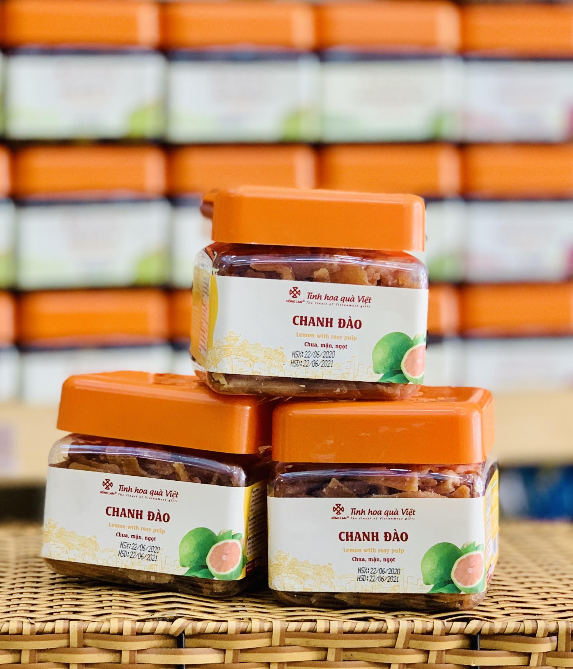 Ô mai Hồng Lam - Chanh Đào (300g)