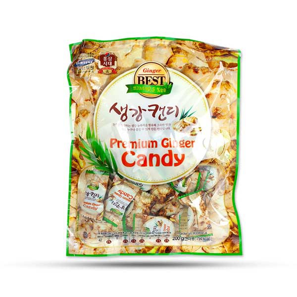 Kẹo Gừng Hàn Quốc Premium Ginger Candy (Gói 200g)