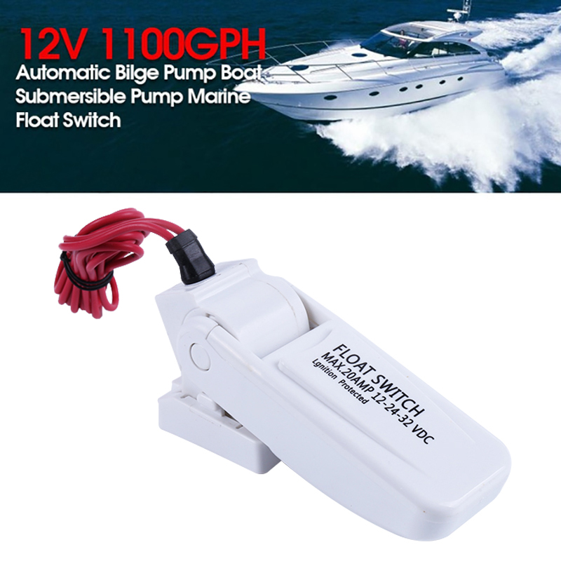 Fi61grxf 12v 1100gph tự động bilge bơm thuyền bơm chìm marine float chuyển u7w6