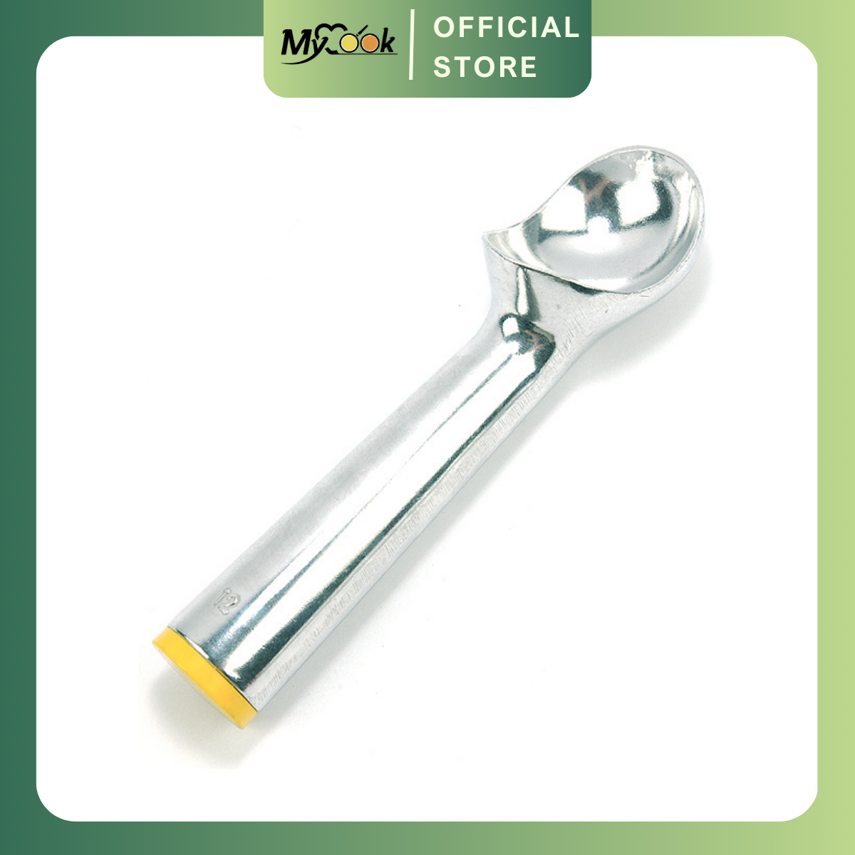 Muỗng Múc Kem Bằng Nhôm Đúc (Chuôi nâu)