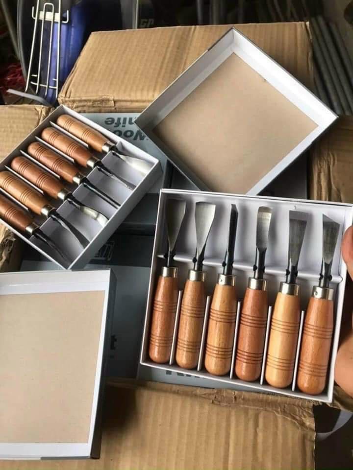 Bộ đục gỗ, cây cảnh cao cấp 6 món