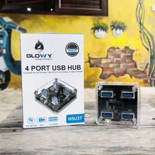 Bộ chia 4 cổng USB Hub Gloway H5U3T - Bảo hành 12 tháng thumbnail