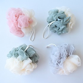 {GIÁ HỦY DIỆT}(giảm giá) Bông tắm lưới tròn tạo bọt (giao màu ngẫu nhiên)