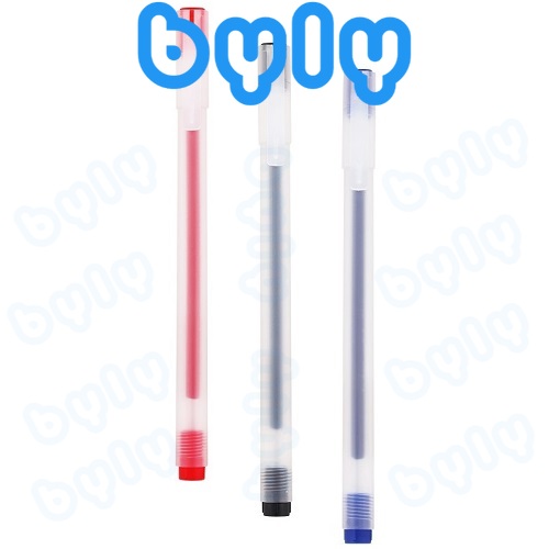 Bút gel 0.5mm Basic vỏ nhám trong suốt Baoke  PC3768