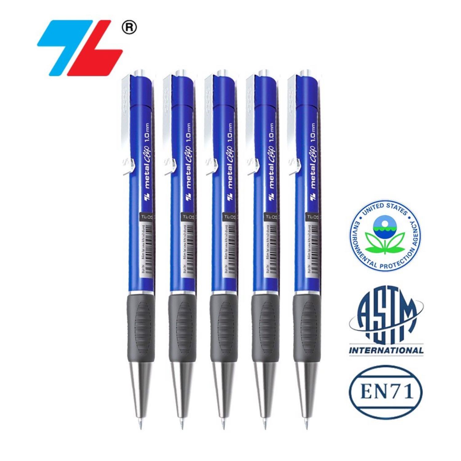 Bút Bi 0.7 mm TL-036 XANH (1 cây)