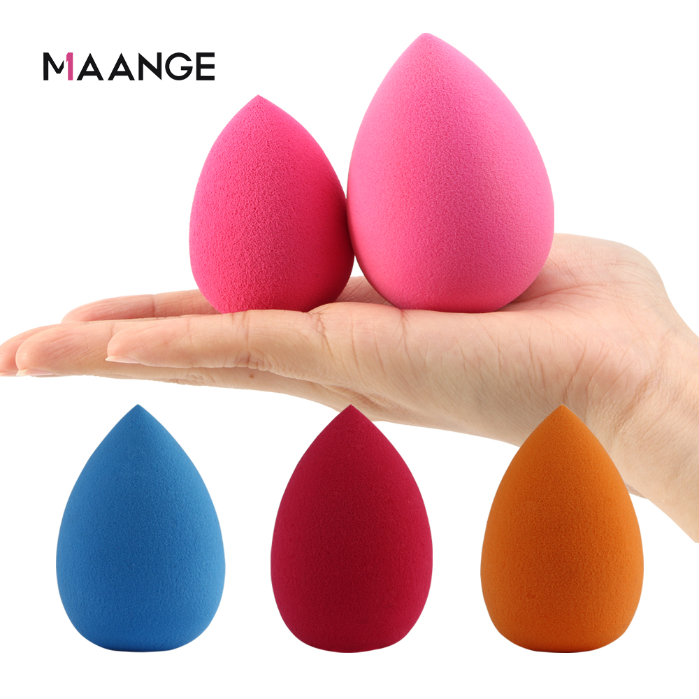 MAANGE Một giọt nước hình dạng Sponge Puff nhiều màu tùy chọn làm đẹp trứng