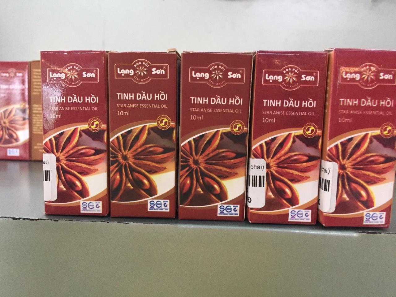 Combo 05 lọ tinh dầu hồi Lạng Sơn lọ 10ml