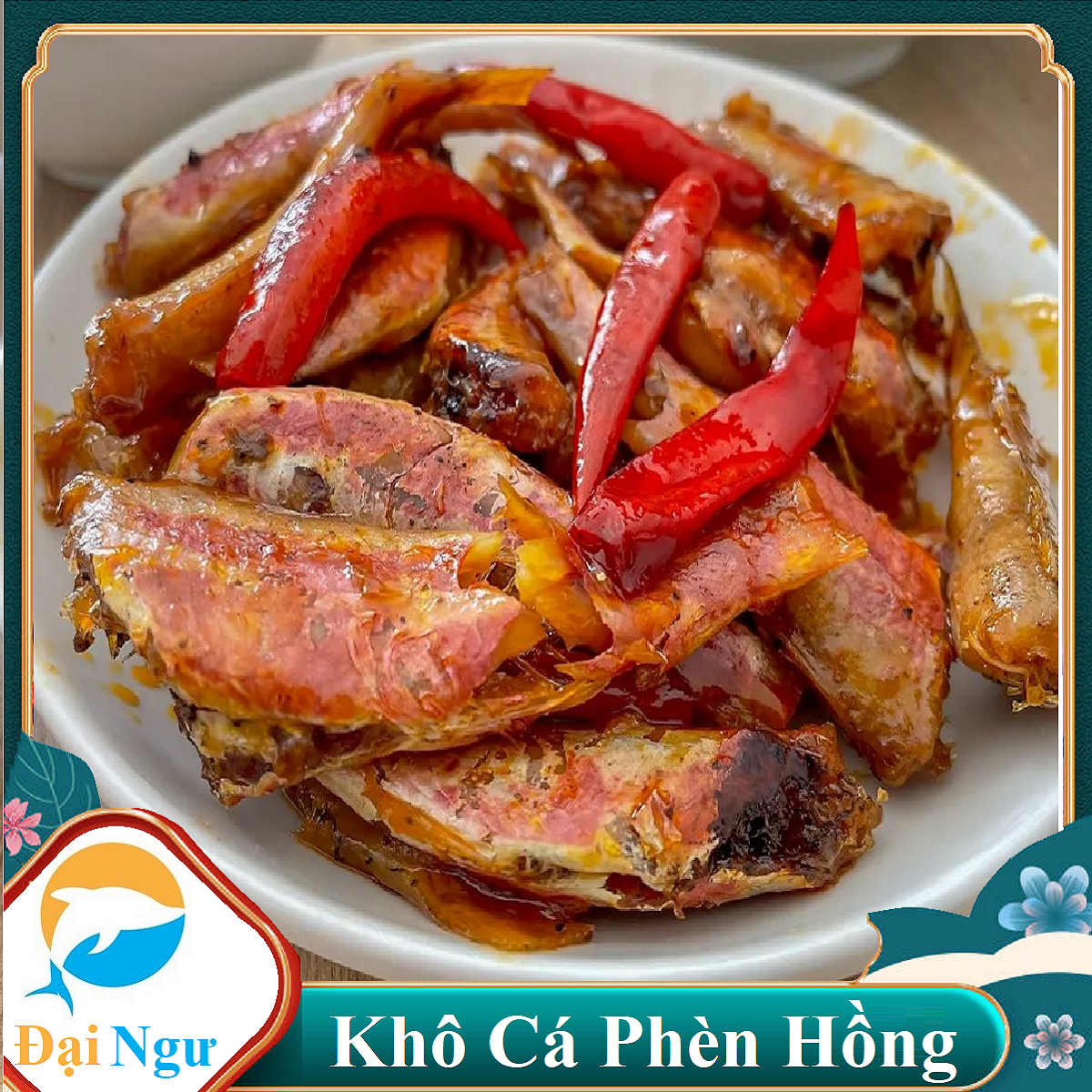 Khô cá phèn hồng đỏ khô cá phèn đỏ tươi ngon-- đại ngư