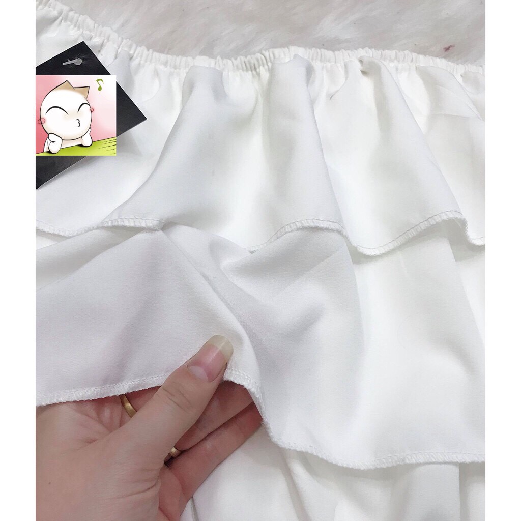 Váy trễ vai mặc 2 kiểu siêu hót