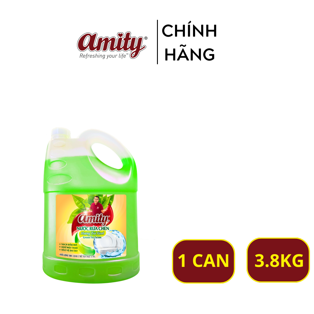 Nước Rửa Chén Amity can 3.8kg