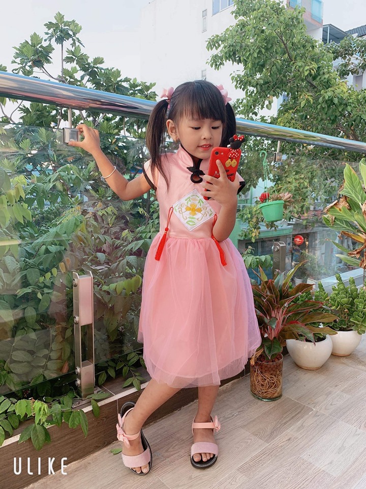 [HCM]Đầm cổ tàù phối lưới - phong cách tiểu thư - size 2-8