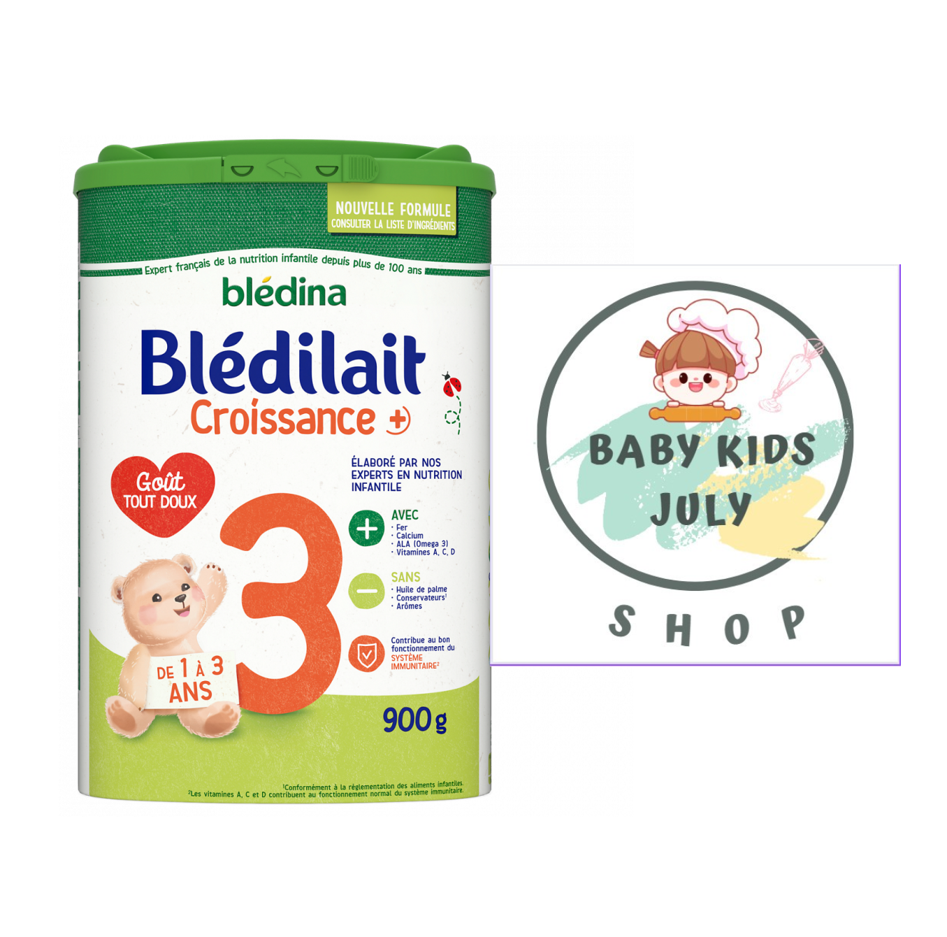 Sữa Bledilait hãng Bledina Pháp 900g đủ số 1,2,3