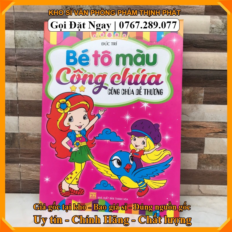 TẬP TÔ MÀU CÔNG CHÚA CHO BÉ