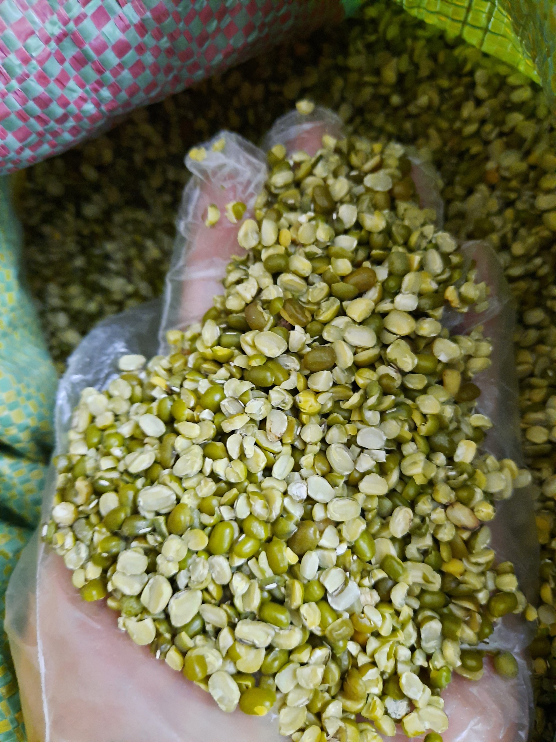 500g Đậu xanh cà còn vỏ