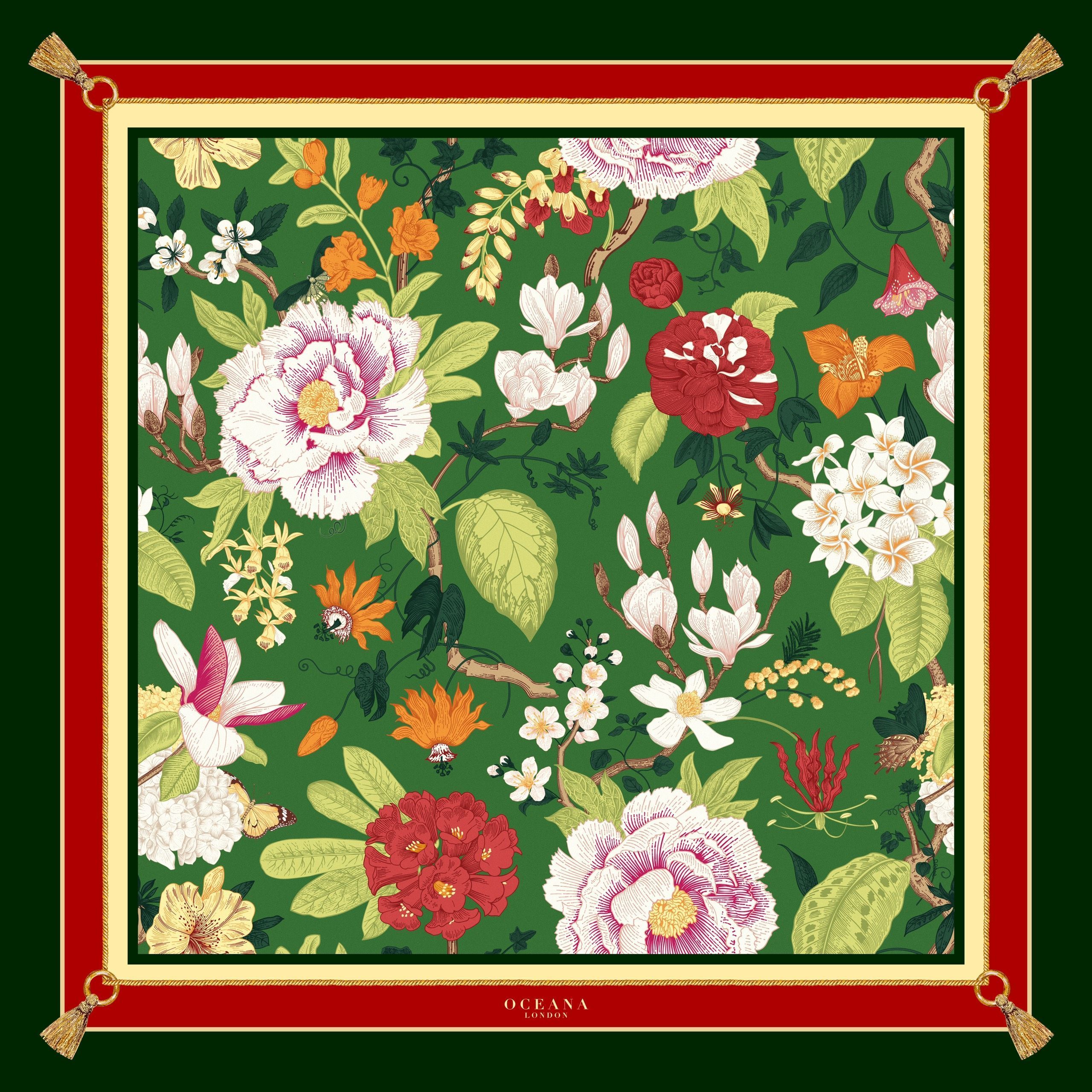 Oceana London - Khăn lụa vuông Devon Scarf