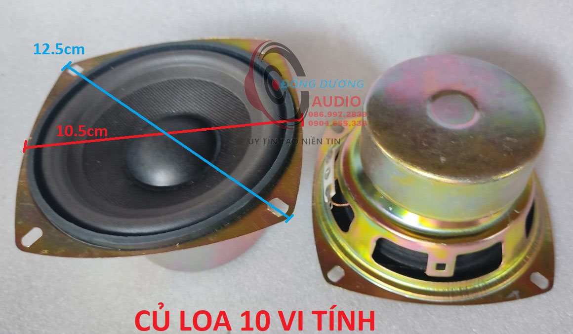 LOA BASS VI TÍNH 1 TẤC - GIÁ 1 ĐÔI - CỦ LOA 10 VI TÍNH