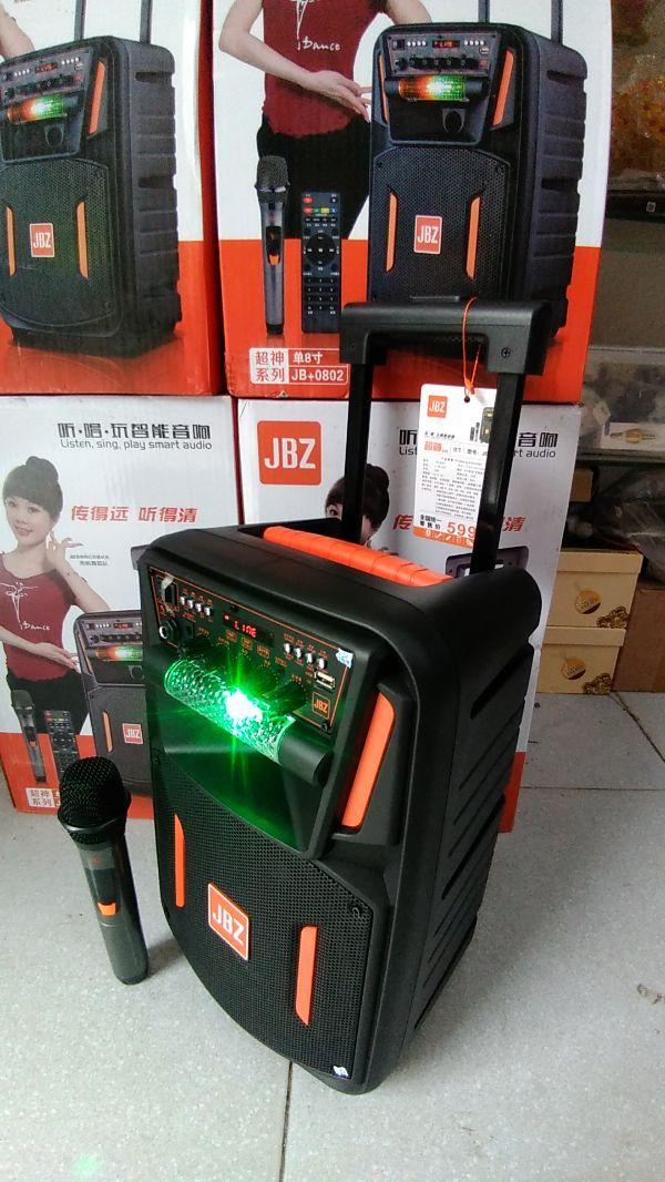 [HCM]loa kéo karaoke JBZ 0802 thùng gỗ mới 2019