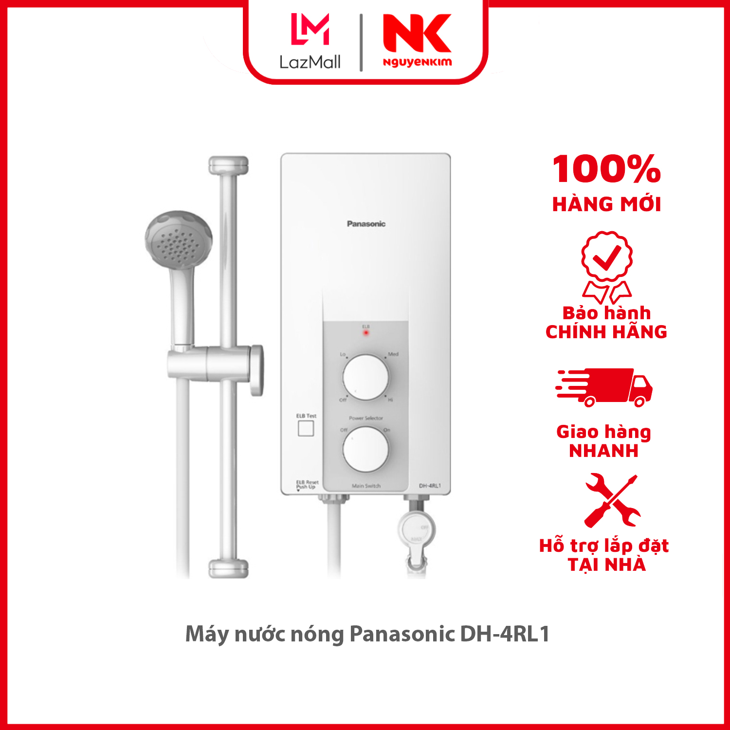 Máy nước nóng panasonic dh-4rl1