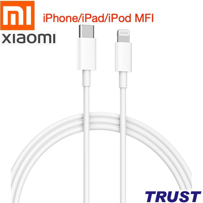 Cáp sạc xiaomi usb-c to lightning mfi 1m 100cm- ctl01zmc