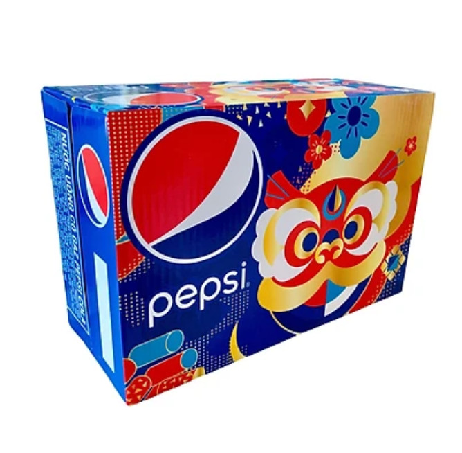 Tết 2022  Thùng 24 Lon Pepsi Mẫu Xuân Năm 2022