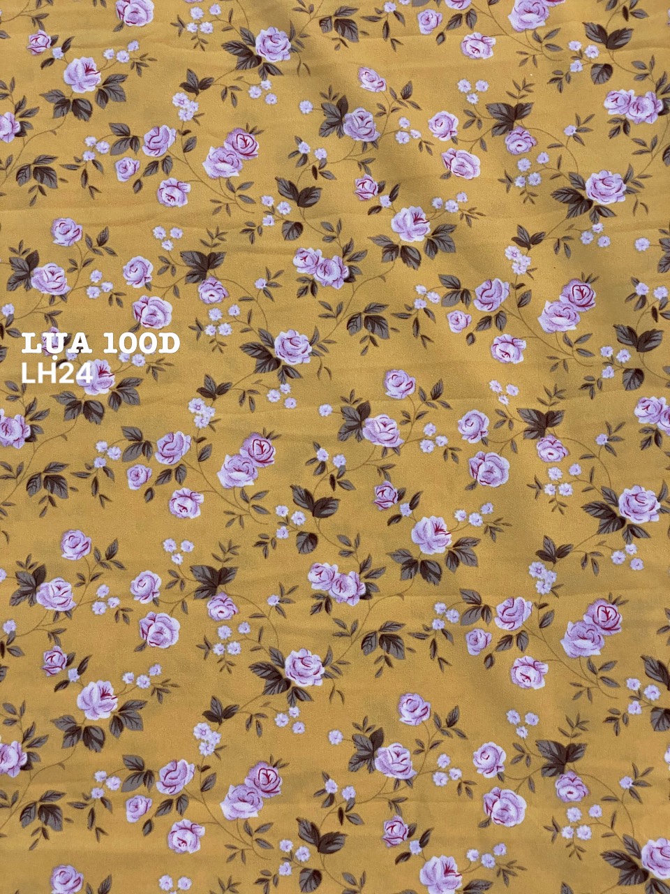 [HCM]VẢI LỤA 100D HOA NHÍ - DÒNG VẢI THÔNG DỤNG - 1 MÉT X 1M5